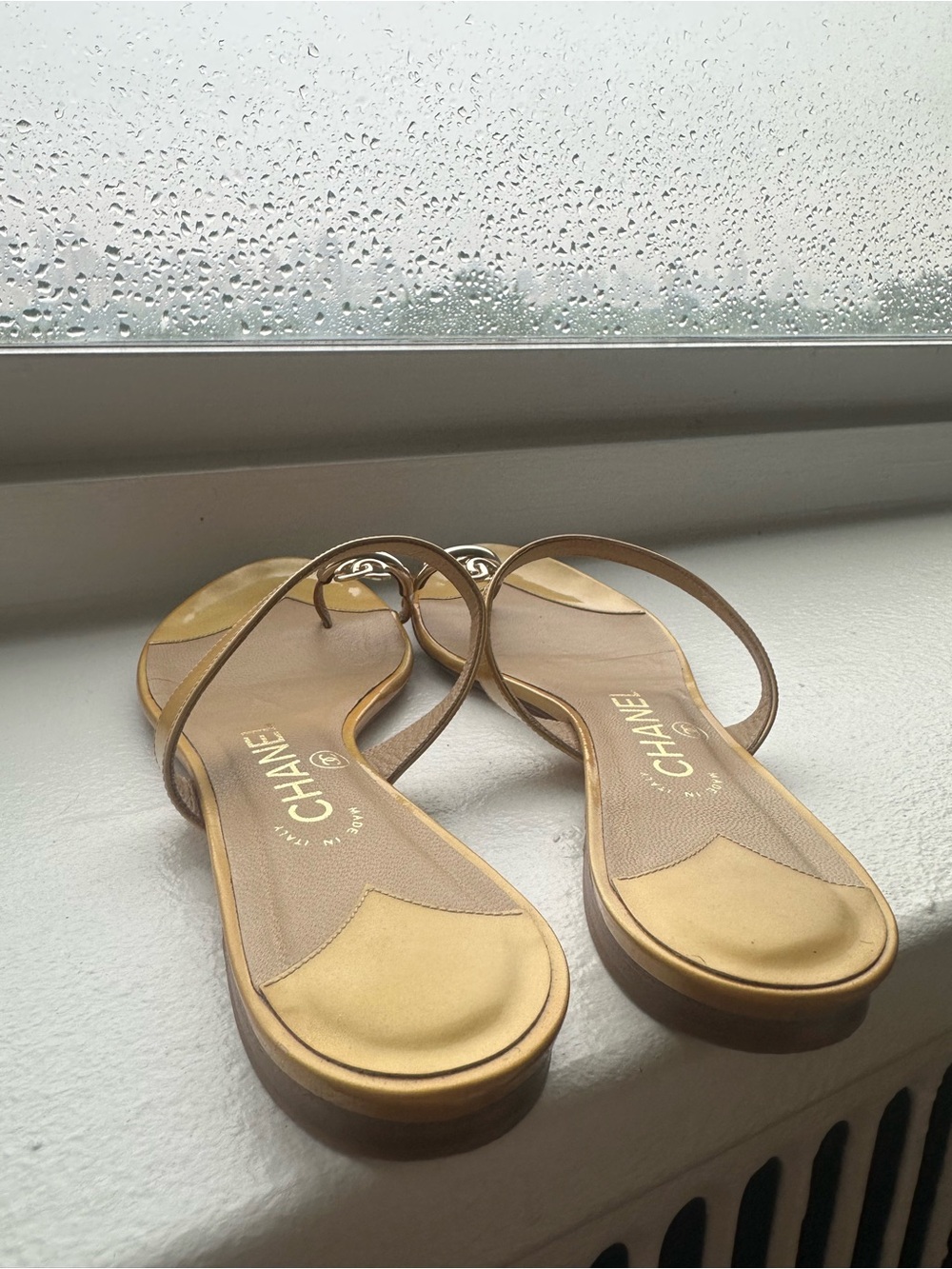 Chanel flat sandals cc logo - 38.5 - Picture 7 of 7